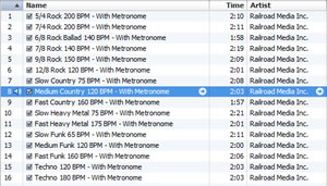 Screenshot - Importing play along CD into iTunes