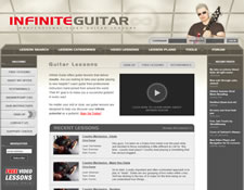 Infinite Guitar website