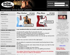 Guitar and Bass website